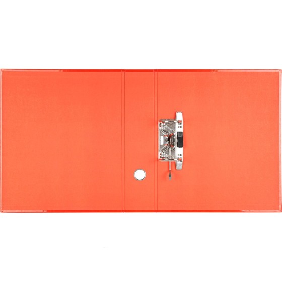 Archivador de palanca liderpapel a4 color system forrado sin rado lomo 80mm rojo compresor metalico