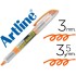Rotulador artline fluorescente ek-640 naranja punta biselada