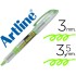 Rotulador artline fluorescente ek-640 verde punta biselada