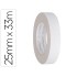 Cinta adhesiva q-connect doble cara 33 mt x 25 mm