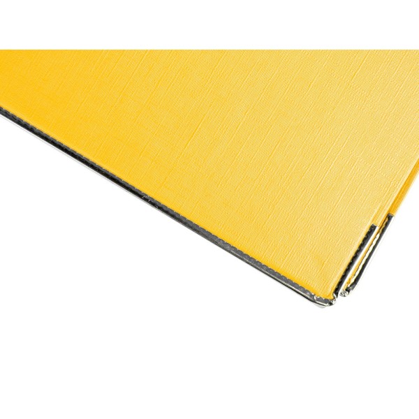 Archivador de palanca liderpapel folio documenta forrado pvc con rado lomo 75mm amarillo compresor metalico