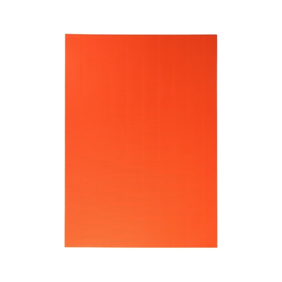 Carton ondulado liderpapel 50 x 70cm 320g/m2 naranja