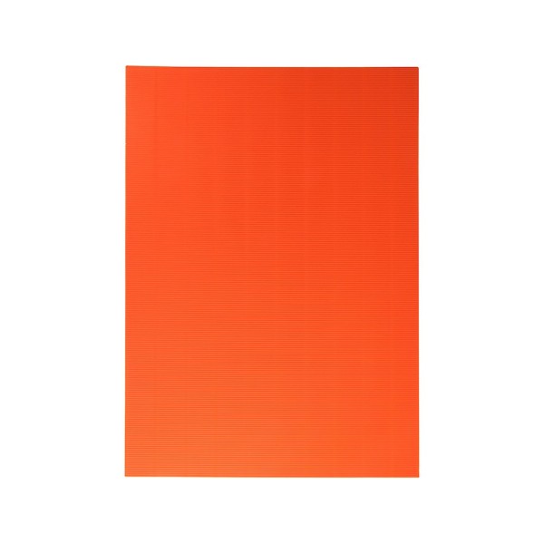 Carton ondulado liderpapel 50 x 70cm 320g/m2 naranja