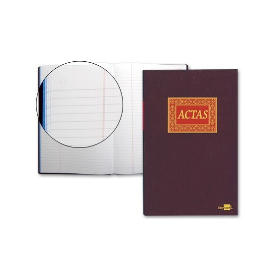 Libro liderpapel folio 100 hojas actas