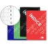 Indice liderpapel tapa cartoncillo cuarto 24 hojas 70g/m2 colores surtidos