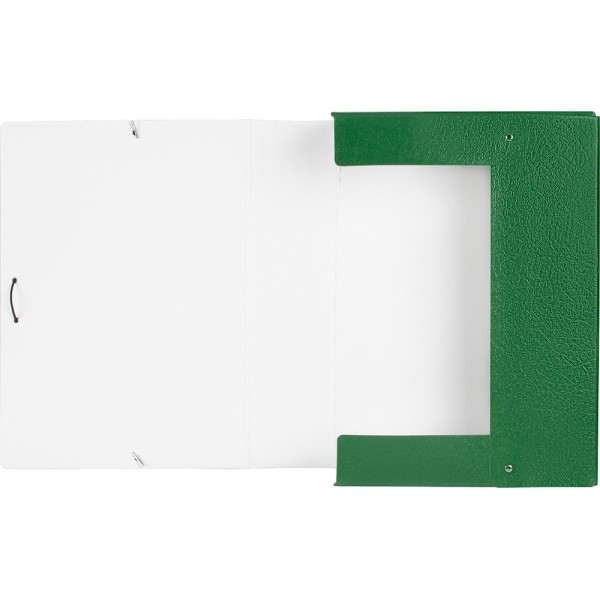 Carpeta proyectos liderpapel folio lomo 90mm carton gofrado verde