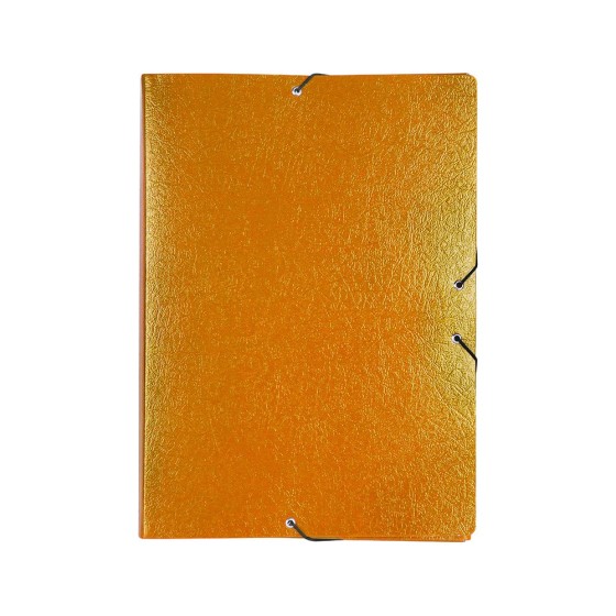 Carpeta proyectos liderpapel folio lomo 70mm carton gofrado verde