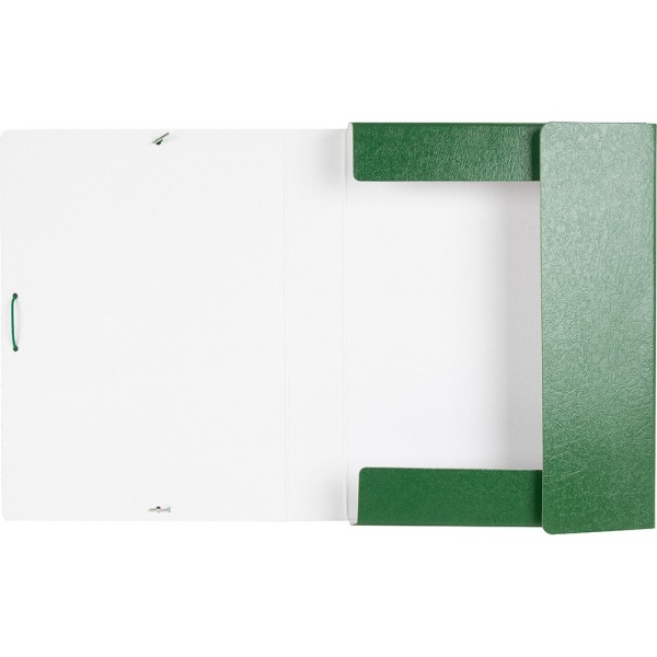 Carpeta proyectos liderpapel folio lomo 50mm carton gofrado verde