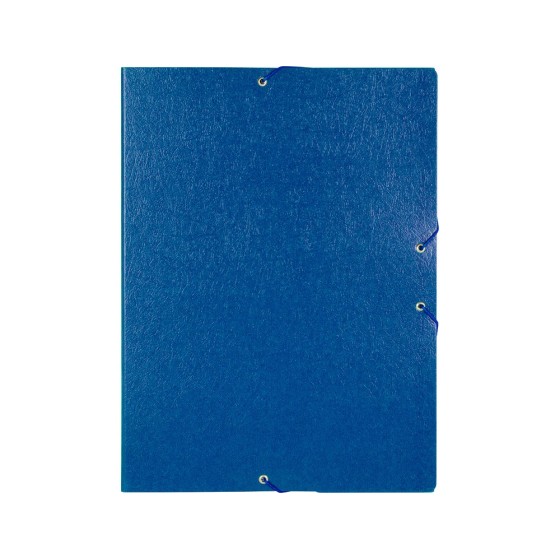 Carpeta proyectos liderpapel folio lomo 50mm carton gofrado azul