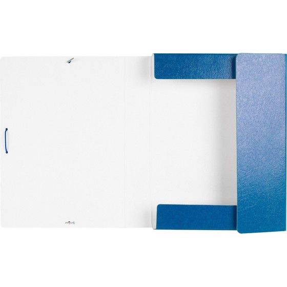 Carpeta proyectos liderpapel folio lomo 50mm carton gofrado azul