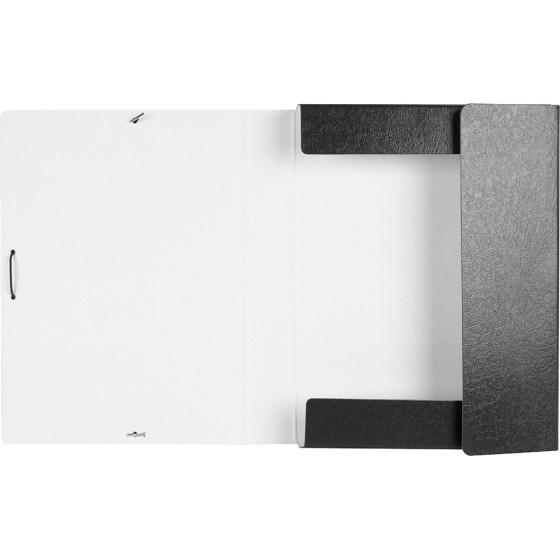 Carpeta proyectos liderpapel folio lomo 50mm carton gofrado negra