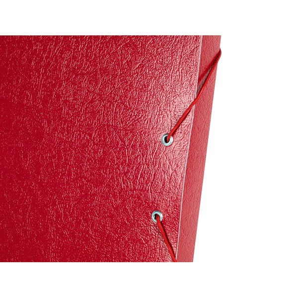 Carpeta proyectos liderpapel folio lomo 30mm carton gofrado roja