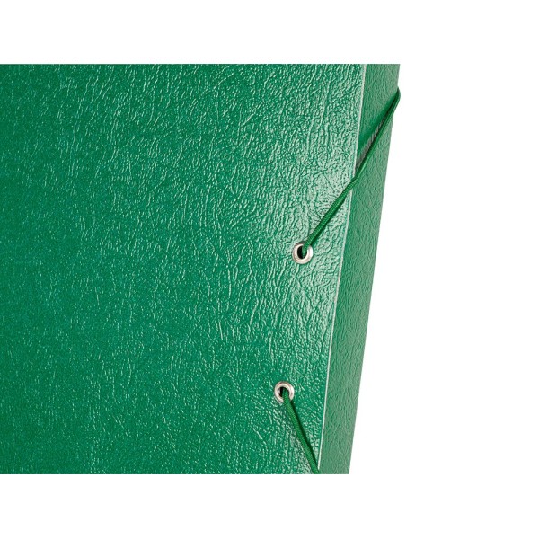 Carpeta proyectos liderpapel folio lomo 30mm carton gofrado verde