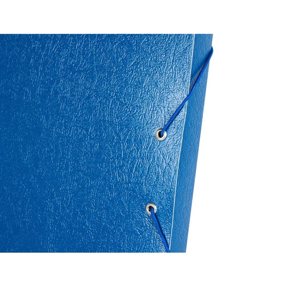Carpeta proyectos liderpapel folio lomo 30mm carton gofrado azul