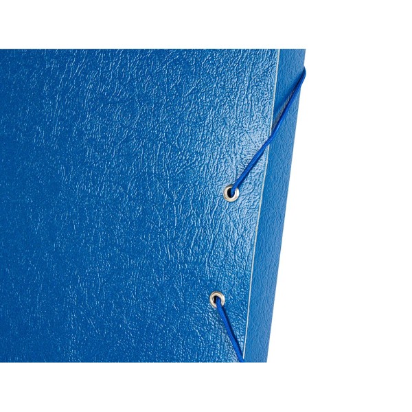 Carpeta proyectos liderpapel folio lomo 30mm carton gofrado azul