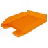 Bandeja sobremesa plastico q-connect naranja transparente240x70x340 mm