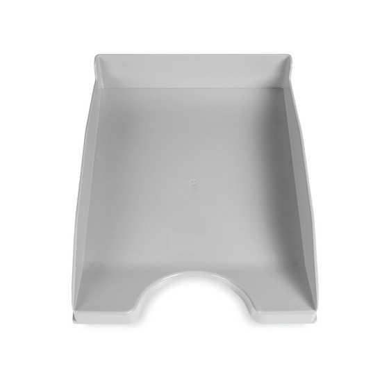 Bandeja sobremesa plastico q-connect gris opaco 240x70x340 mm