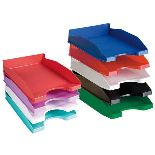 Bandeja sobremesa plastico q-connect negro opaco 240x70x340 mm