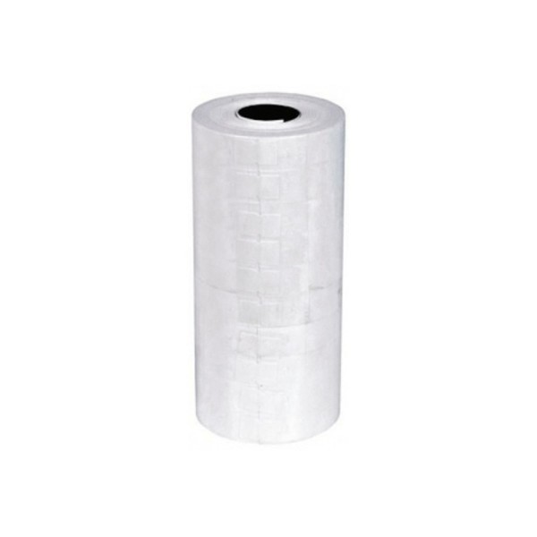 Etiquetas q-connect blanca 16 x 23 mm lisa rollo 700 etiquetas para etiquetadora q-connect