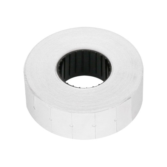 Etiquetas q-connect blanca 21 x 12 mm lisa rollo 1000 etiquetas para etiquetadora q-connect