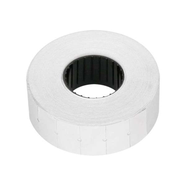 Etiquetas q-connect blanca 21 x 12 mm lisa rollo 1000 etiquetas para etiquetadora q-connect