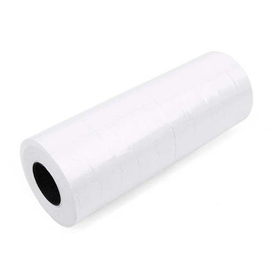 Etiquetas q-connect blanca 21 x 12 mm lisa rollo 1000 etiquetas para etiquetadora q-connect