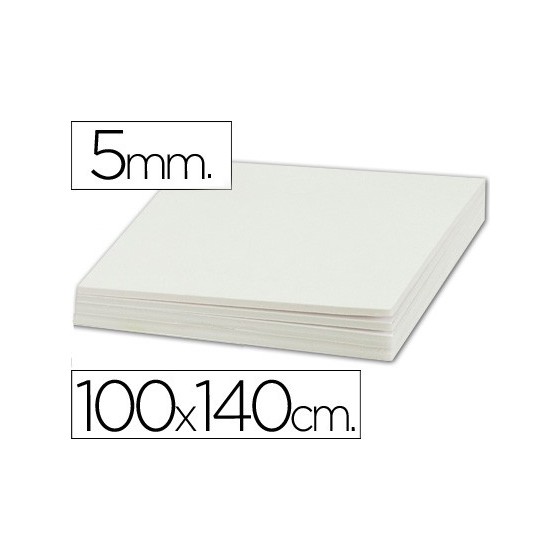 Carton pluma liderpapel doble cara 100x140 cm espesor 5 mm