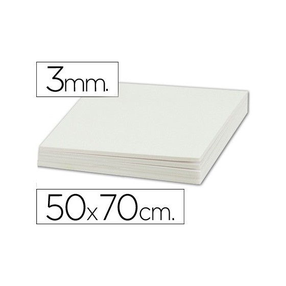 Carton pluma liderpapel doble cara 50x70 cm espesor 3 mm