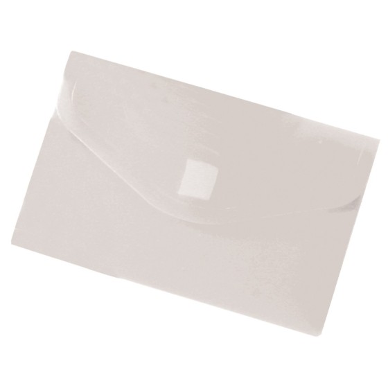 Carpeta liderpapel dossier broche polipropileno din a8 incolora con cierre de velcro