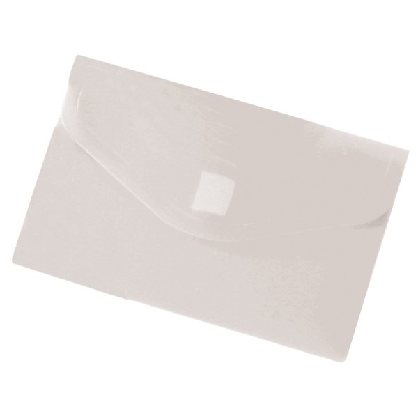 Carpeta liderpapel dossier broche polipropileno din a8 incolora con cierre de velcro