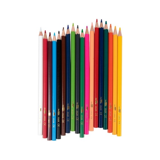 Lapices de colores liderpapel caja de 18 colores