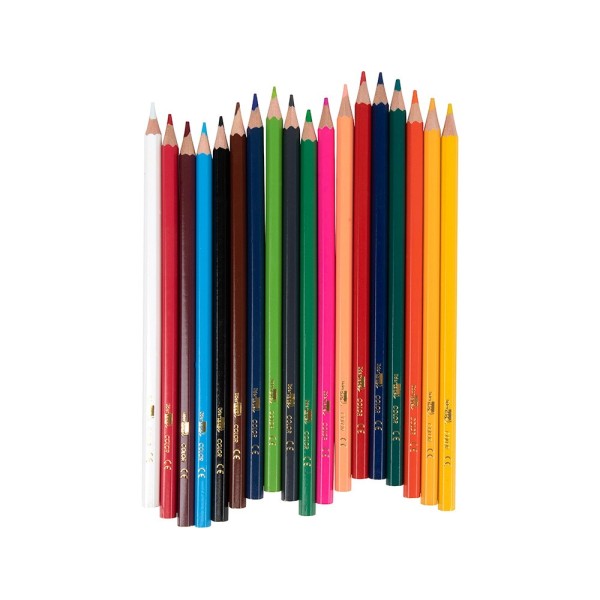 Lapices de colores liderpapel caja de 18 colores