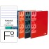 Cuaderno espiral liderpapel folio inspire tapa dura 80h 60 gr horizontal con margen colores surtidos