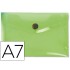 Carpeta liderpapel dossier broche 44223 polipropileno din a7 verde translucido