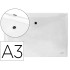 Carpeta liderpapel dossier broche 44244 polipropileno din a3 tranparente translucido