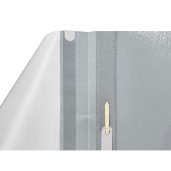 Carpeta dossier fastener plastico q-connect din a4 gris