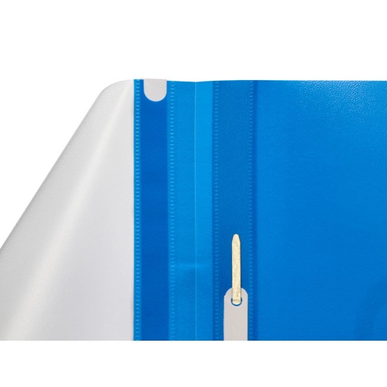 Carpeta dossier fastener plastico q-connect din a4 azul
