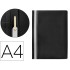 Carpeta dossier fastener plastico q-connect din a4 negra