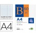 Bloc notas liderpapel cuadro 5mm a4 80 hojas 60g/m2 encolado