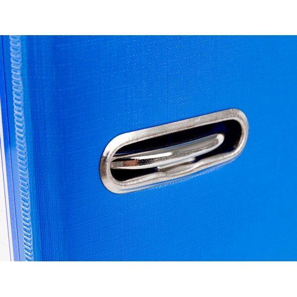 Archivador de palanca liderpapel a4 documenta forrado pvc con rado lomo 52mm azul compresor metalico