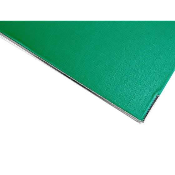 Archivador de palanca liderpapel a4 documenta forrado pvc con rado lomo 75mm verde compresor metalico