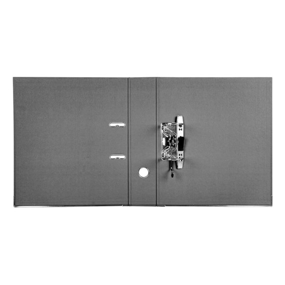 Archivador de palanca liderpapel a4 documenta forrado pvc con rado lomo 75mm negro compresor metalico