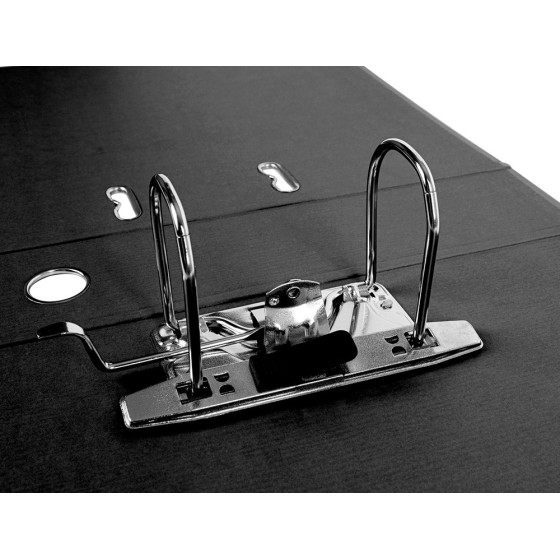 Archivador de palanca liderpapel a4 documenta forrado pvc con rado lomo 75mm negro compresor metalico