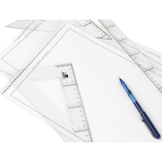 Bloc dibujo liderpapel lineal espiral 230x325mm 20 hojas 130g/m2 con recuadro perforado