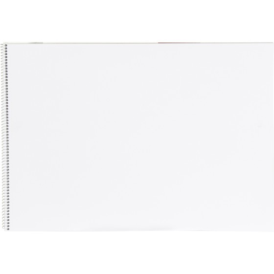 Bloc dibujo liderpapel artistico espiral 460x325mm 20 hojas 130g m2 sin recuadro perforado