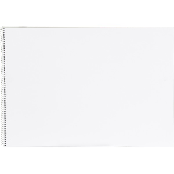 Bloc dibujo liderpapel artistico espiral 460x325mm 20 hojas 130g m2 sin recuadro perforado