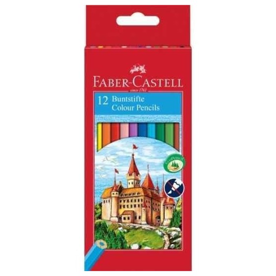Lápices Colores FABER-CASTELL Caja x12 Colores