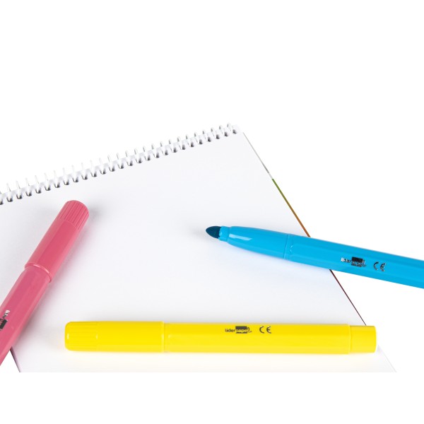 Bloc dibujo liderpapel escolar espiral 155x215mm 20 hojas 90g/m2 sin recuadro