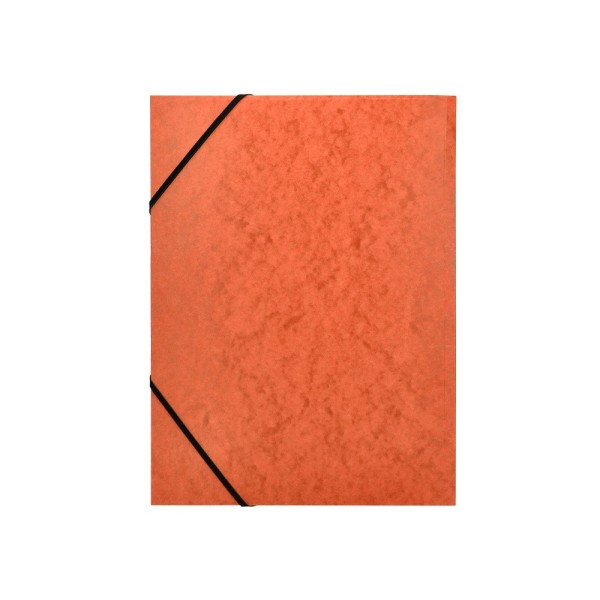 Carpeta q-connect gomas kf02170 carton simil-prespan solapas 320x243 mm naranja