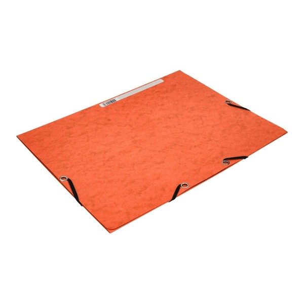 Carpeta q-connect gomas kf02170 carton simil-prespan solapas 320x243 mm naranja